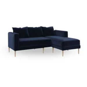 Blue Velvet Sofa